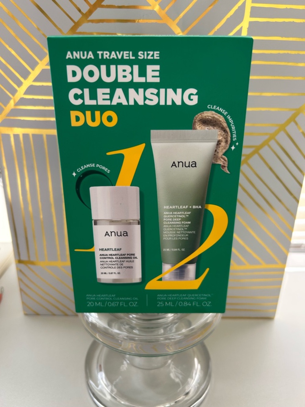 ✨ Anua Heartleaf Double Cleansing Duo Set | Factory Sealed | Travel Size ✨
